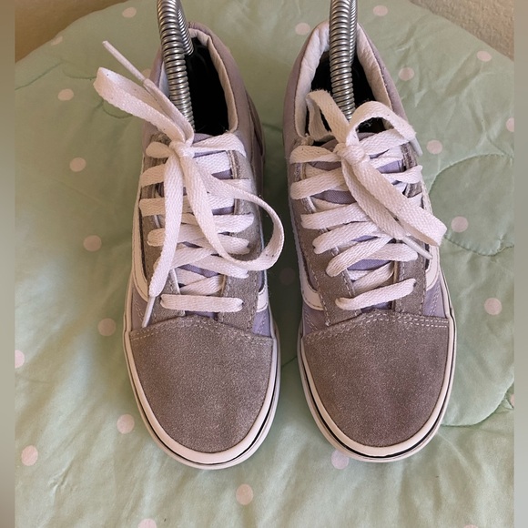 Vans Old Skool Light Purple Kids Sneakers size 1.5 - Picture 2 of 15